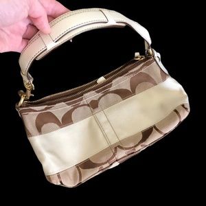 Coach signature mini handbag